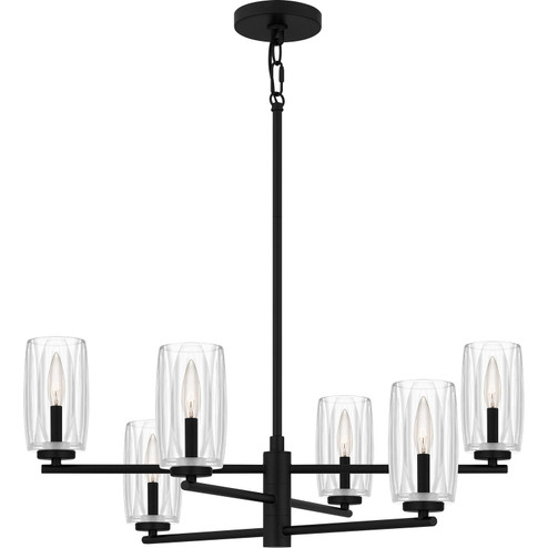 Cunningham Six Light Chandelier in Matte Black (10|CUN5026MBK) Cunningham Six Light Chandelier in Matte Black (10|CUN5026MBK)