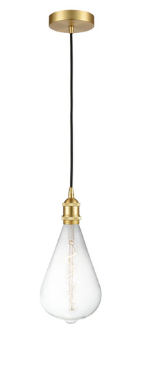 Edison LED Mini Pendant in Satin Gold (405|616-1P-SG-BB164LED)