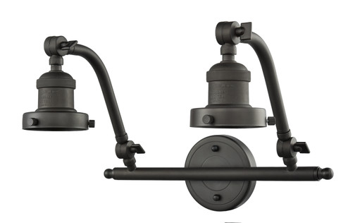 Franklin Restoration Two Light Bath Vanity in Oil Rubbed Bronze (405|515-2W-OB)