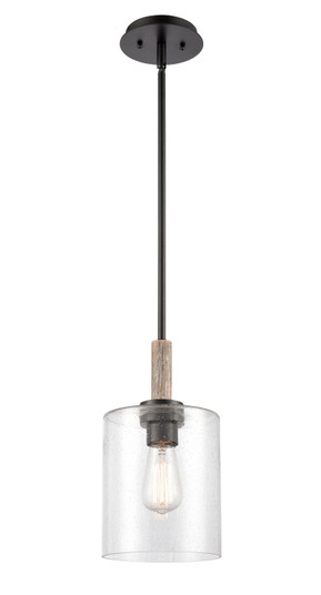 Downtown Urban LED Mini Pendant in Matte Black (405|442-1S-BK-G4424-7-LED)