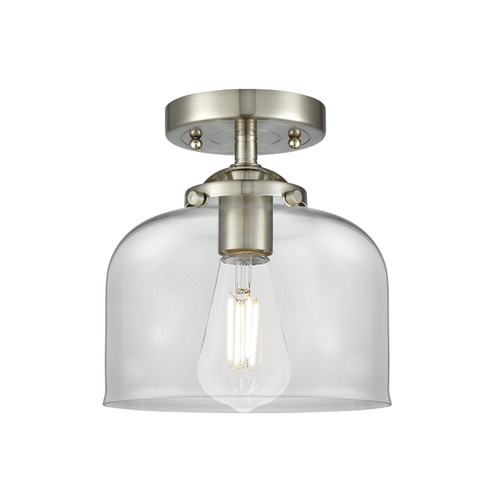 Nouveau One Light Semi-Flush Mount in Black Polished Nickel (405|284-1C-BPN-G78)