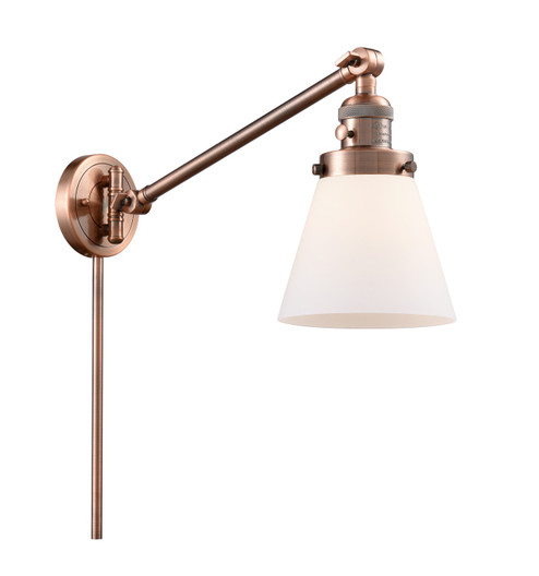 Franklin Restoration LED Swing Arm in Antique Copper (405|237-AC-G61-LED)