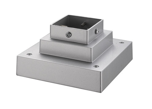 Pier Mounts Light Outdoor Posts - Hardware in Silver (224|SQPM-SL)