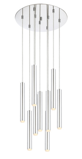 Forest LED Chandelier in Chrome (224|917MP12-CH-LED-9RCH)