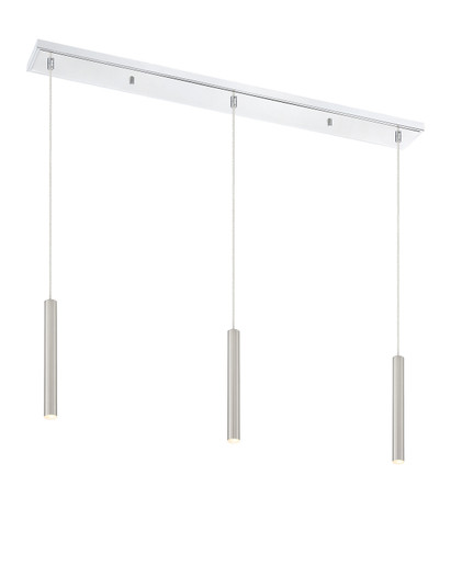 Forest LED Linear Chandelier in Chrome (224|917MP12-BN-LED-3LCH)