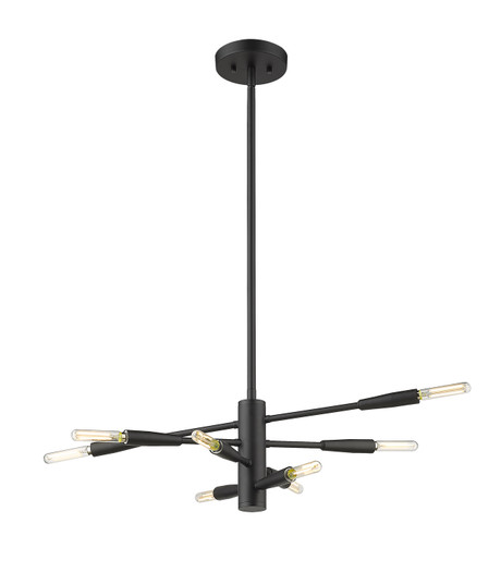 Ascension Eight Light Chandelier in Matte Black (224|737-8MB)