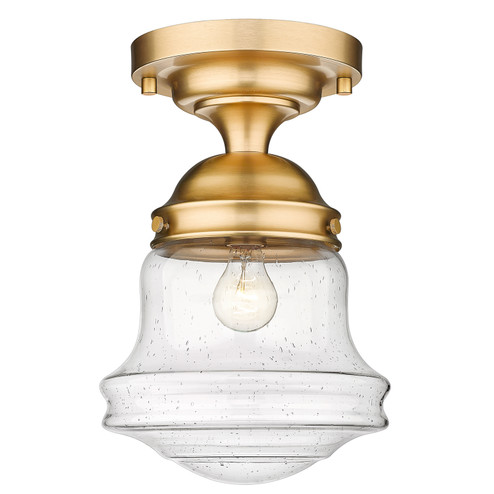 Vaughn One Light Flush Mount in Heritage Brass (224|736F10-HBR)