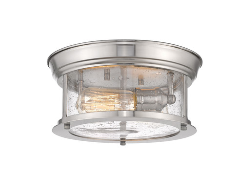 Sonna Two Light Flush Mount in Brushed Nickel (224|727F10-BN)