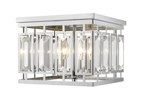 Mersesse Four Light Flush Mount in Chrome (224|6006F-CH)