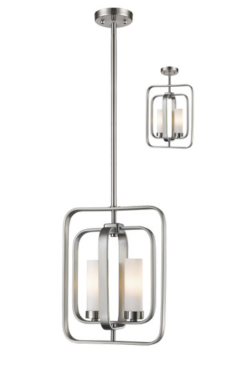 Aideen Two Light Pendant in Brushed Nickel (224|6000MP-BN)