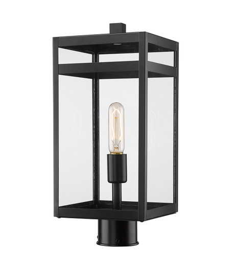 Nuri One Light Outdoor Post Mount Fixture in Black (224|596PHMR-BK)