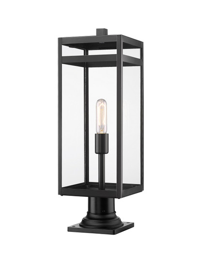 Nuri One Light Outdoor Pier Mounted Fixture in Black (224|596PHBR-533PM-BK)