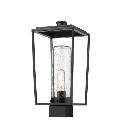 Sheridan One Light Outdoor Post Mount Fixture in Black (224|594PHMS-BK)