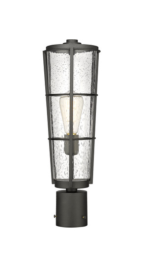 Helix One Light Outdoor Post Mount Fixture in Black (224|591PHB-BK)