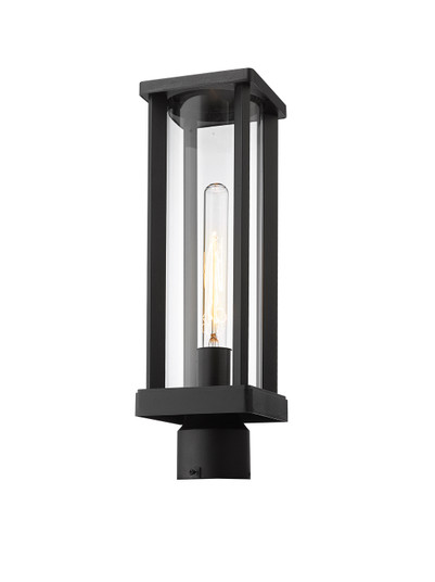 Glenwood One Light Outdoor Post Mount Fixture in Black (224|586PHMR-BK)