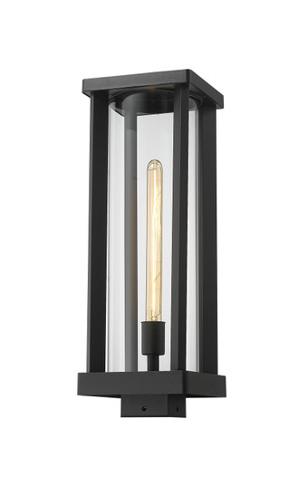 Glenwood One Light Outdoor Post Mount Fixture in Black (224|586PHBS-BK)