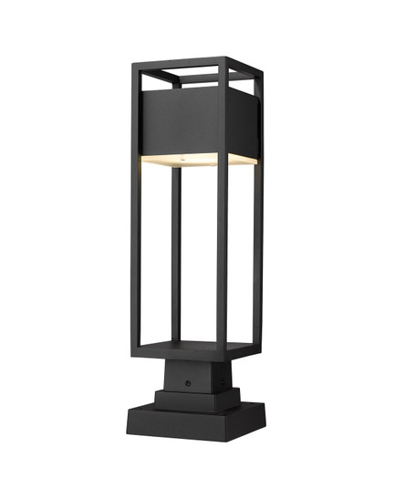 Barwick LED Outdoor Pier Mounted Fixture in Black (224|585PHMS-SQPM-BK-LED)