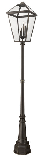 Talbot Four Light Outdoor Post Mounted Fixture in Oil Rubbed Bronze (224|579PHXLXR-564P-ORB)