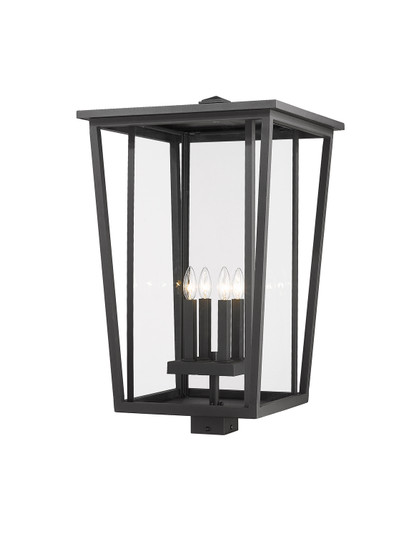 Seoul Four Light Outdoor Post Mount Fixture in Black (224|571PHXXLS-BK)