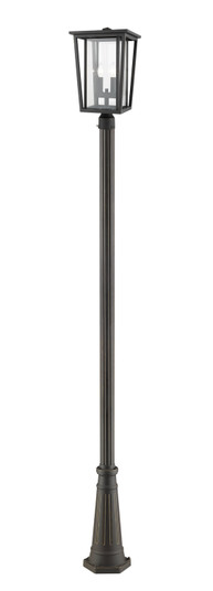 Seoul Two Light Outdoor Post Mounted Fixture in Oil Rubbed Bronze (224|571PHBR-519P-ORB)