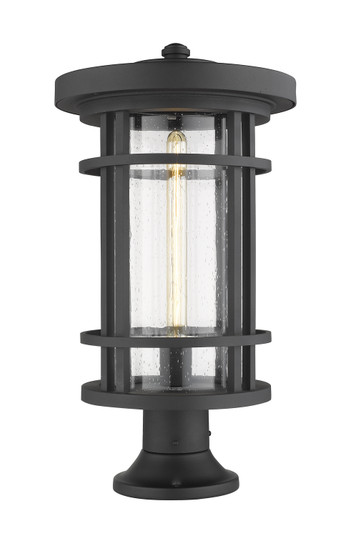Jordan One Light Outdoor Pier Mounted Fixture in Black (224|570PHXL-553PM-BK)