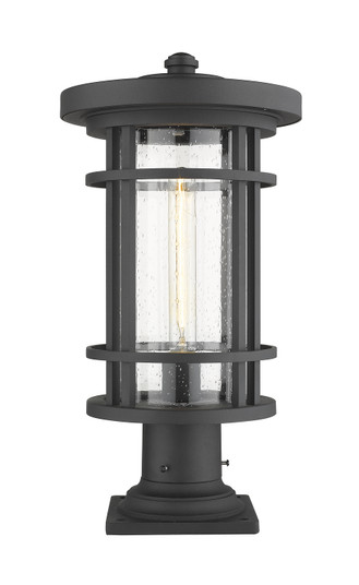 Jordan One Light Outdoor Pier Mounted Fixture in Black (224|570PHB-533PM-BK)
