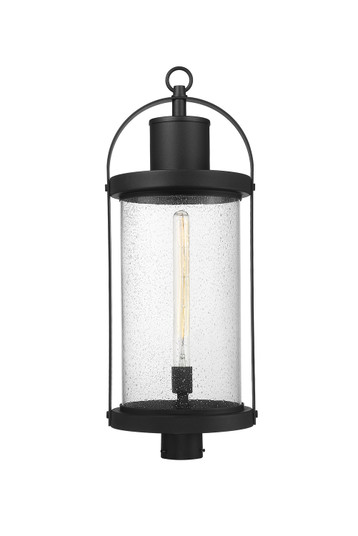 Roundhouse One Light Outdoor Post Mount Fixture in Black (224|569PHXL-BK)