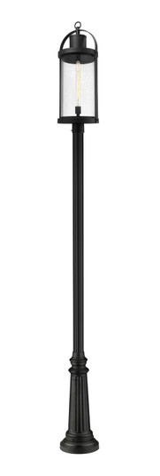 Roundhouse One Light Outdoor Post Mounted Fixture in Black (224|569PHXL-511P-BK)