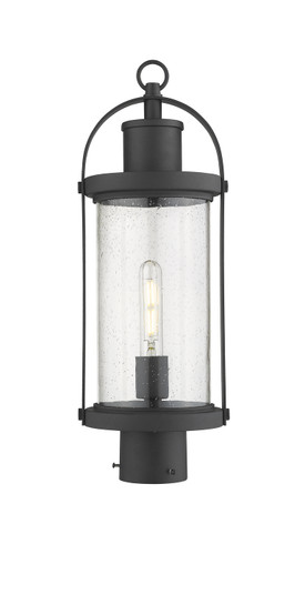 Roundhouse One Light Outdoor Post Mount Fixture in Black (224|569PHM-BK)