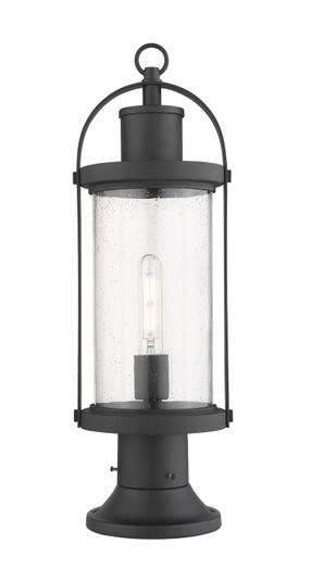 Roundhouse One Light Outdoor Pier Mounted Fixture in Black (224|569PHM-553PM-BK)