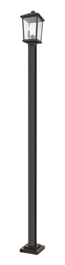 Beacon Two Light Outdoor Post Mounted Fixture in Oil Rubbed Bronze (224|568PHBS-536P-ORB)