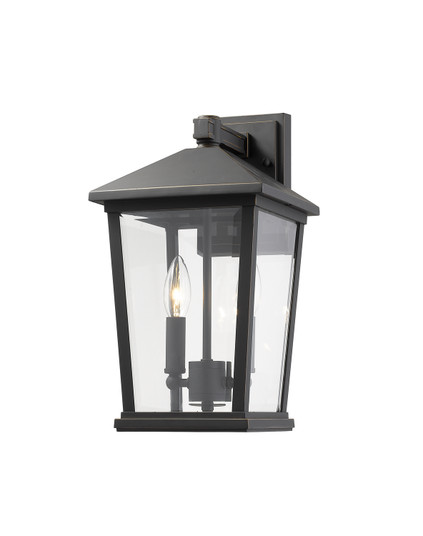 Beacon Two Light Outdoor Wall Sconce in Oil Rubbed Bronze (224|568M-ORB)