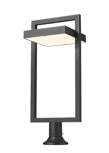 Luttrel LED Outdoor Pier Mounted Fixture in Black (224|566PHXLR-553PM-BK-LE)