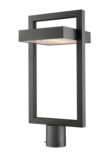Luttrel LED Outdoor Post Moun Fixture in Black (224|566PHBR-BK-LED)