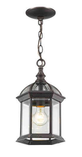 Annex One Light Outdoor Chain Mount Ceiling Fixture in Rust (224|563CHM-RT)