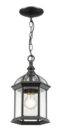 Annex One Light Outdoor Chain Mount Ceiling Fixture in Black (224|563CHM-BK)