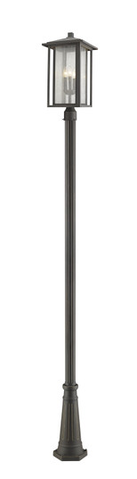 Aspen Three Light Outdoor Post Mounted Fixture in Oil Rubbed Bronze (224|554PHXLR-519P-ORB)