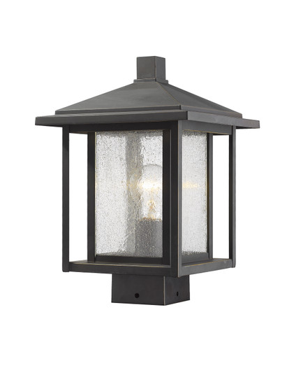 Aspen One Light Outdoor Post Mount Fixture in Oil Rubbed Bronze (224|554PHMS-ORB)