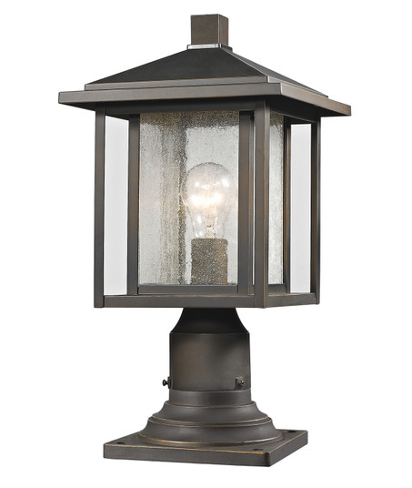 Aspen One Light Outdoor Pier Mounted Fixture in Oil Rubbed Bronze (224|554PHM-554PM-ORB)