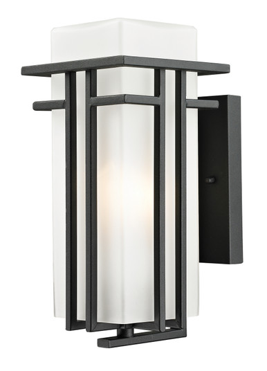 Abbey One Light Outdoor Wall Light in Black (224|549S-BK)