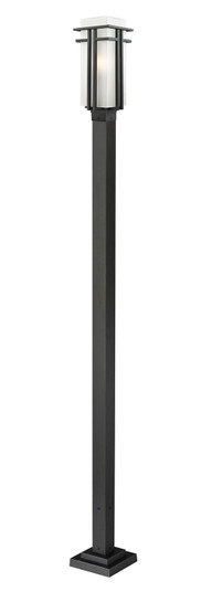 Abbey One Light Outdoor Post Mounted Fixture in Black (224|549PHB-536P-BK)