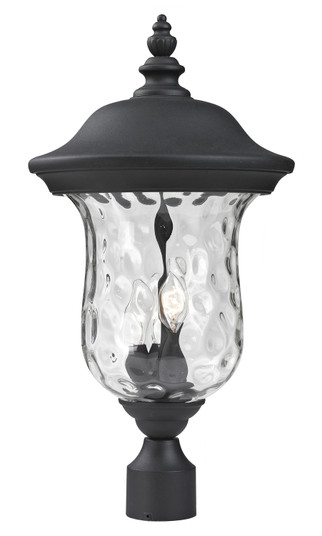 Armstrong Three Light Outdoor Post Mount Fixture in Black (224|533PHB-BK)