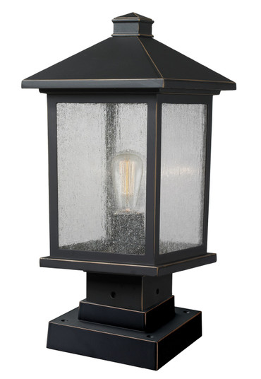 Portland One Light Outdoor Pier Mounted Fixture in Oil Rubbed Bronze (224|531PHMS-SQPM-ORB)