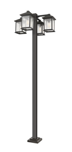 Portland Four Light Outdoor Post Mounted Fixture in Oil Rubbed Bronze (224|531-4-536P-ORB)