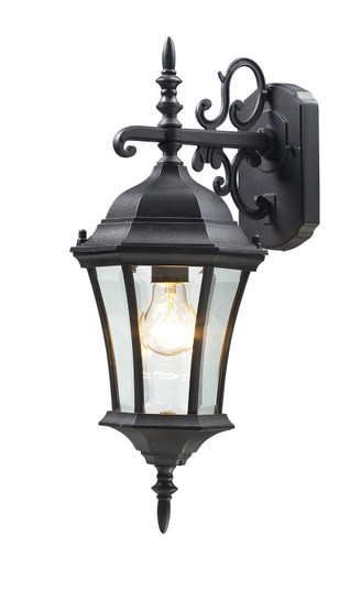Wakefield One Light Outdoor Wall Light in Black (224|522S-BK)