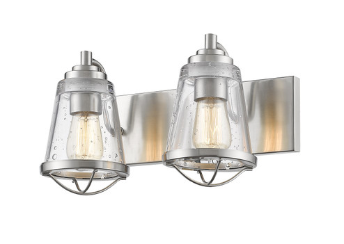 Mariner Two Light Vanity in Brushed Nickel (224|444-2V-BN)
