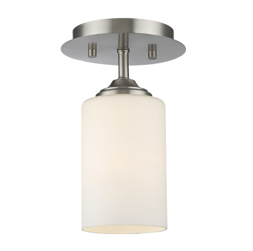 Bordeaux One Light Flush Mount in Brushed Nickel (224|435F1-BN)