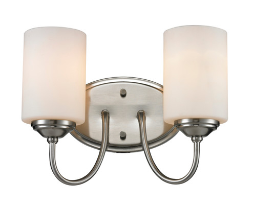 Cardinal Two Light Vanity in Brushed Nickel (224|434-2V-BN)