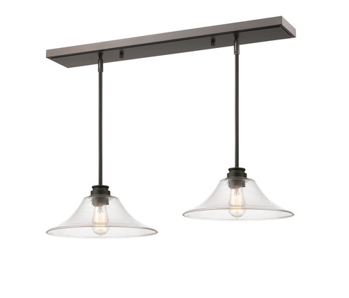 Annora One Light Linear Chandelier in Olde Bronze (224|428MP14-2OB)