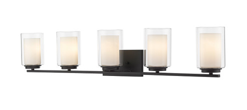 Willow Five Light Vanity in Matte Black (224|426-5V-MB)